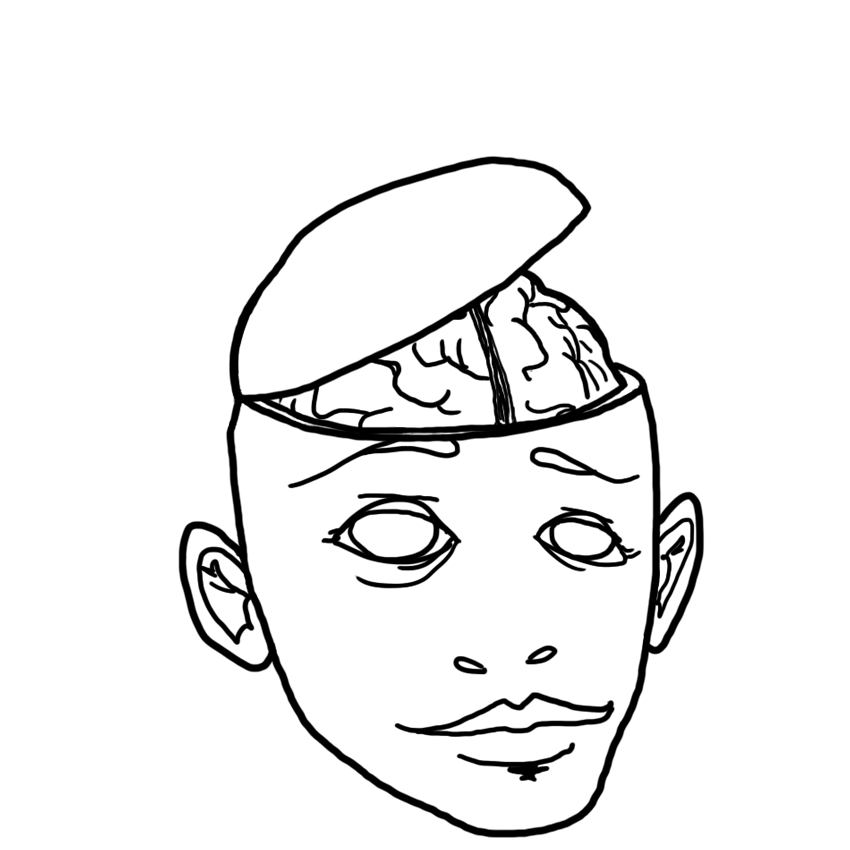 head illustration