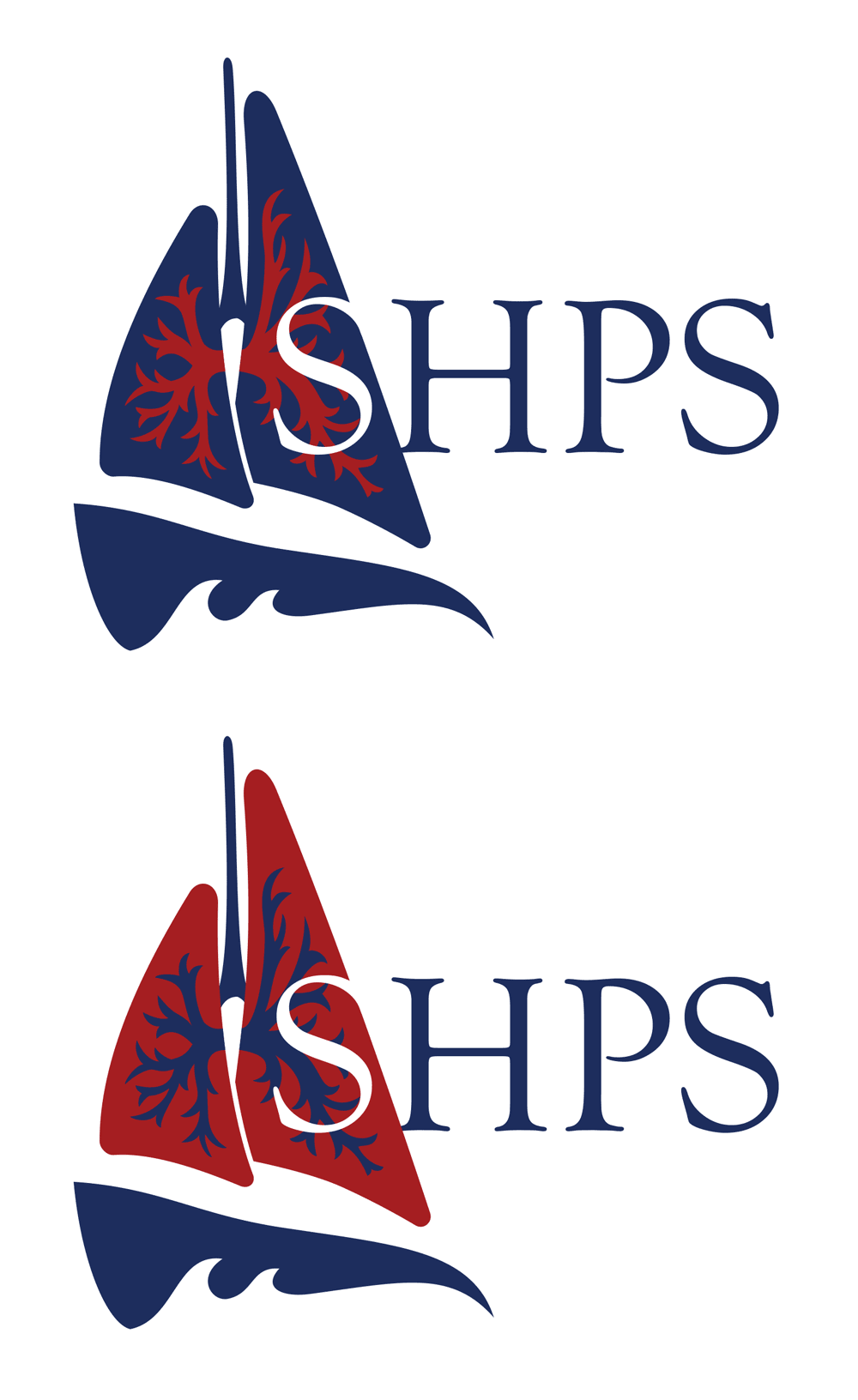 SHPS logo, two colors